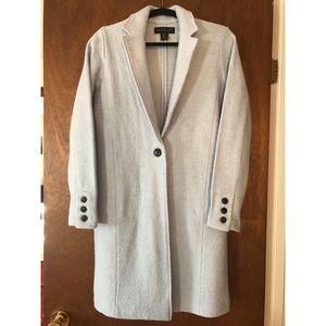 Rachel Zoe single button wool blend coat